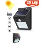 Lampe Projecteur Applique Solaire Led étanche Pour Jardin Maison IP65 – Image 3