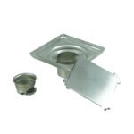 METALIC Caniveau Evacuation 10x10 cm Strainer Carré – Image 5
