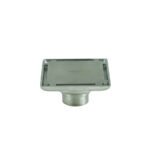 METALIC Caniveau Evacuation 10x10 cm Strainer Carré