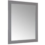 Meuble Salle de Bain gris Élégant avec Lavabo et Miroir – Image 8
