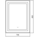 Meuble Salle de Bain noir avec Lavabo et Miroir à led – Image 12