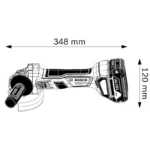 Meuleuse Sans Fil Bosch GWS 180-LI Professional 18V 125 mm – Image 7