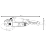 Meuleuse angulaire 230 mm 2200W GWS 2200 Professional Bosch – Image 6