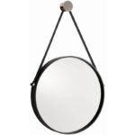 Miroir Rond 45 cm avec Ceinture Noire SANILUM – Image 2