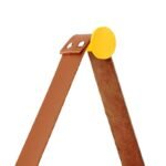 Miroir Rond 45 cm jaune avec Ceinture cuivre SANILUM – Image 5