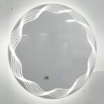 Miroir à LED Ronde 80x80cm Sanilum