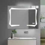 Miroir à LED Sanilum rectangle 80x60cm Jahra