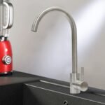 Mitigeur Evier sur Table Inox Gris polkana