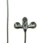 Mitigeur baignoire avec Douchette et Flexible Rosca Can