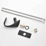 Mitigeur lavabo noir mat cascade ferri – Image 6
