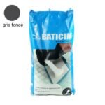 Mortier joints pour carrelage gris foncé 5kg Baticim