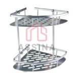 Organisateur étagère murale de coin de salle de bain