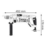 Perceuse à Percussion 1500W Bosch GSB 162-2 RE Professional – Image 5
