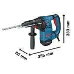 Perforateur SDS plus 800 W - 3,1 J GBH 3-28 DFR Professional Bosch – Image 6