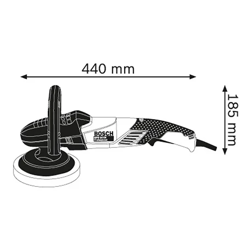 Polisseuse puissante 1400 W GPO 14 CE Professional Bosch 1