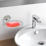 Porte Savon Mural Oval Chrome – Image 3