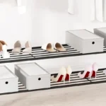 Porte Vêtements Multifonction avec Étagères Multipurpose hanger – Image 5