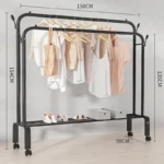 Porte Vêtements Multifonction avec Étagères Multipurpose hanger – Image 7