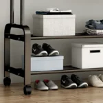 Porte Vêtements Multifonction avec Étagères Multipurpose hanger – Image 4