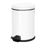 Poubelle à Pédale Blanc en Inox 5L Style – Image 2