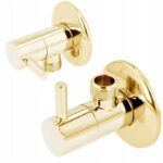 Corallo Robinet équerre de 1/2 x 1/2 regula jaune – Image 4