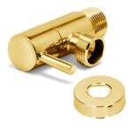 Corallo Robinet équerre de 1/2 x 1/2 regula jaune – Image 5