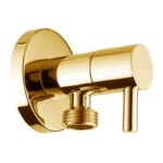 Corallo Robinet équerre de 1/2 x 1/2 regula jaune