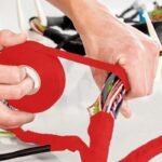 Scotch rouge en PVC ruban isolant value – Image 2