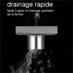 Siphon de Sol en Inox 10x10cm anti-retour – Image 3