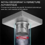 Siphon de Sol en Inox 10x10cm anti-retour – Image 4