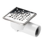 Siphon Evacuation 10X10 Coudée en Plastique