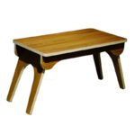 Table Pliante en MDF marron pour Pique-Nique 70x38x38 cm – Image 6