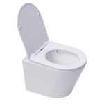 WC Suspendu Moderne avec Abattant amortissable – Image 2