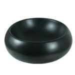 Vasque à Poser Sanimed Rond Noir Mat en Céramique – Image 2
