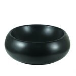 Vasque à Poser Sanimed Rond Noir Mat en Céramique – Image 3