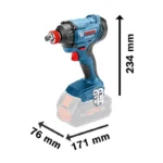 Visseuse à chocs Bosch GDX 180-LI Professional 18V 180 Nm Boulonneuse 2 en 1 – Image 6