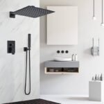 colonne de douche encastrable NOIR parma 6406