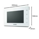 écran d'un visiophone Kocom KCV A374 blanc – Image 5
