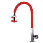 kuksa Bec de Robinet Flexible Rouge en Acier Inoxydable – Image 2