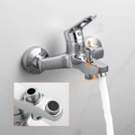 Mitigeur Baignoire Et Douche Berilyum Avec Flexible Et Pomme – Image 3